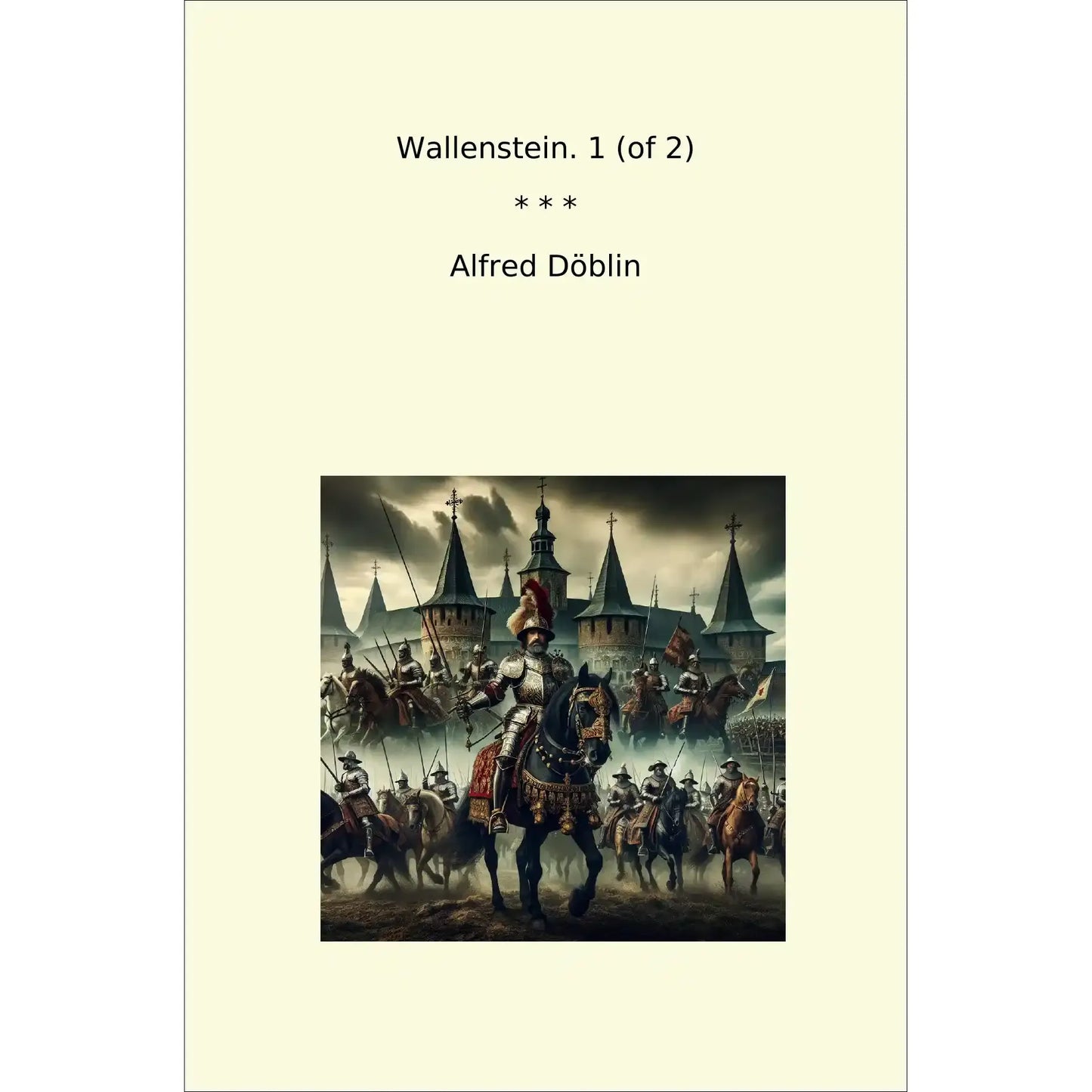 Book cover Wallenstein. 1 (of 2)