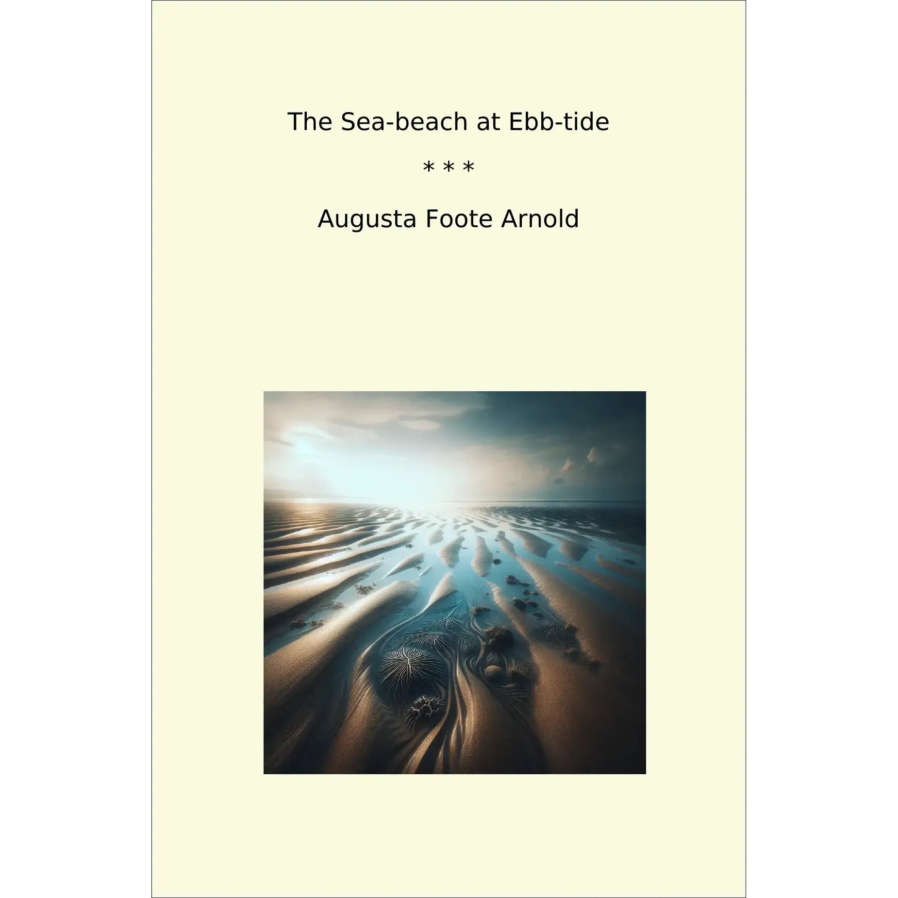 Book cover The Sea-beach at Ebb-tide