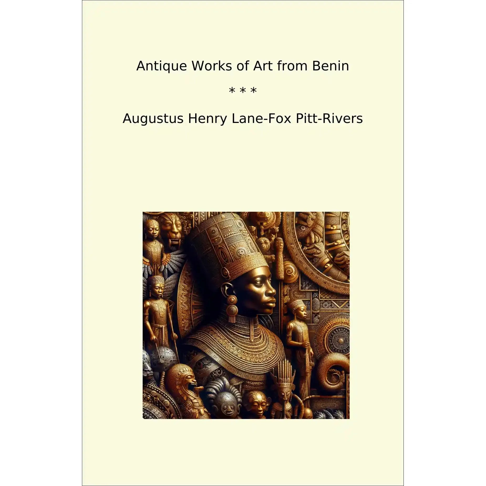 Book cover Antique Works of Art from Benin