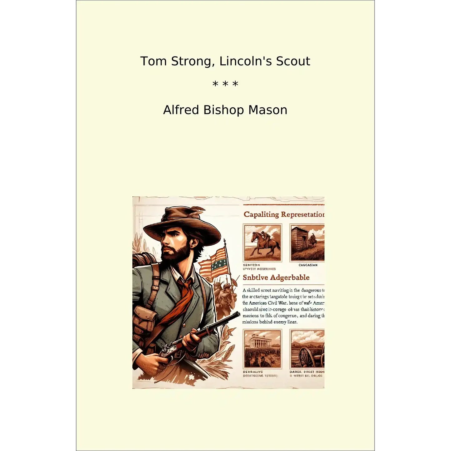 Book cover Tom Strong, Lincoln's Scout