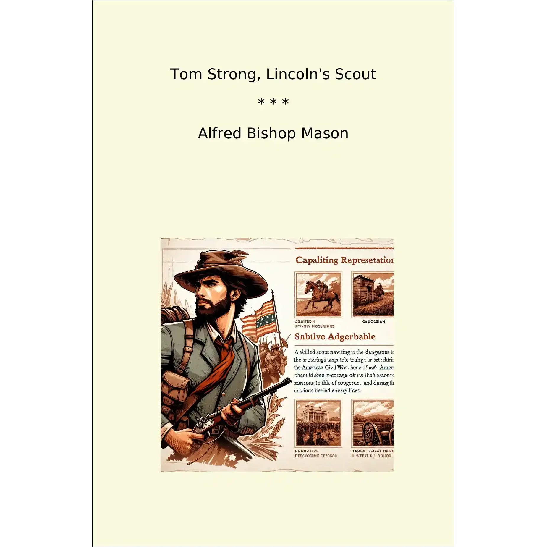 Book cover Tom Strong, Lincoln's Scout