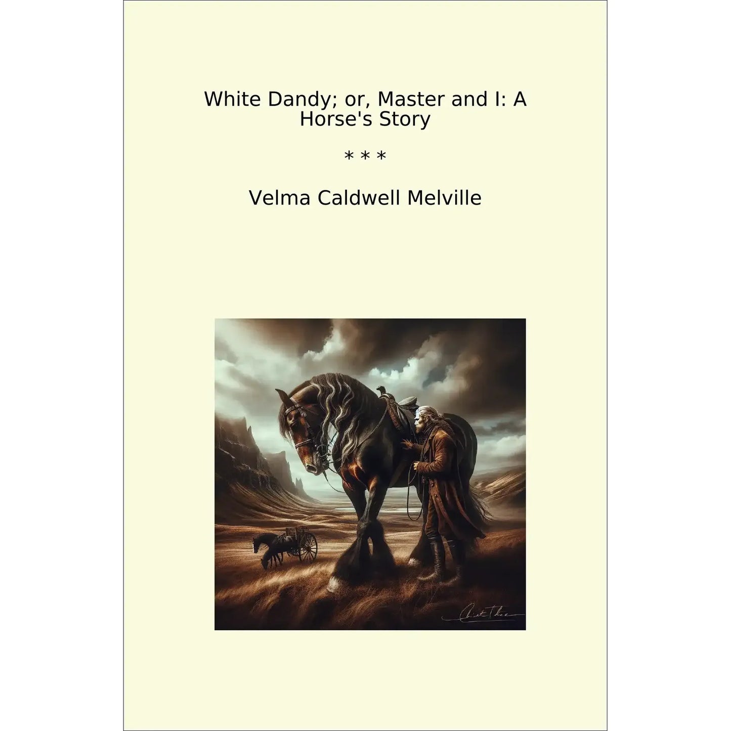 Book cover White Dandy; or, Master and I: A Horse's Story