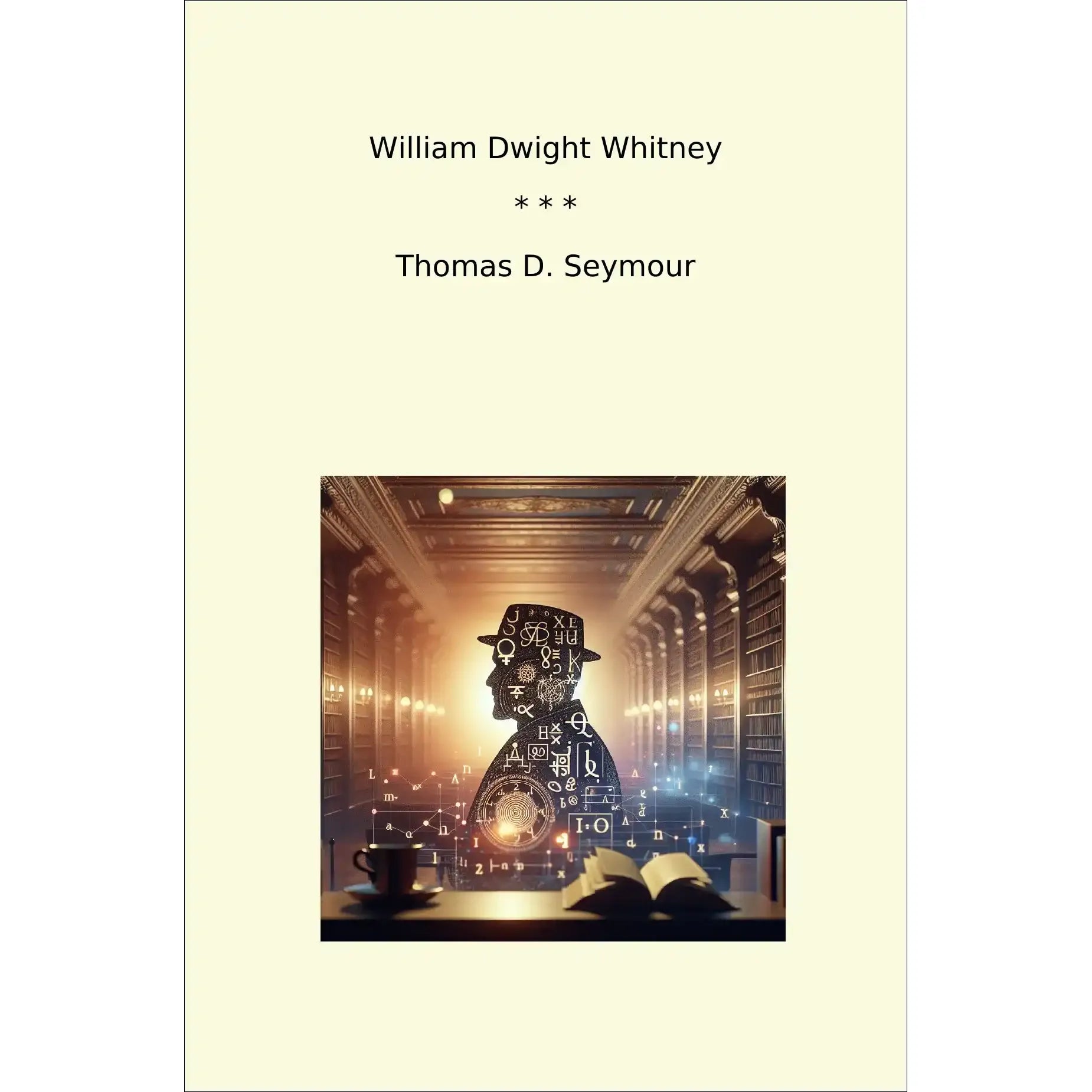 Book cover William Dwight Whitney