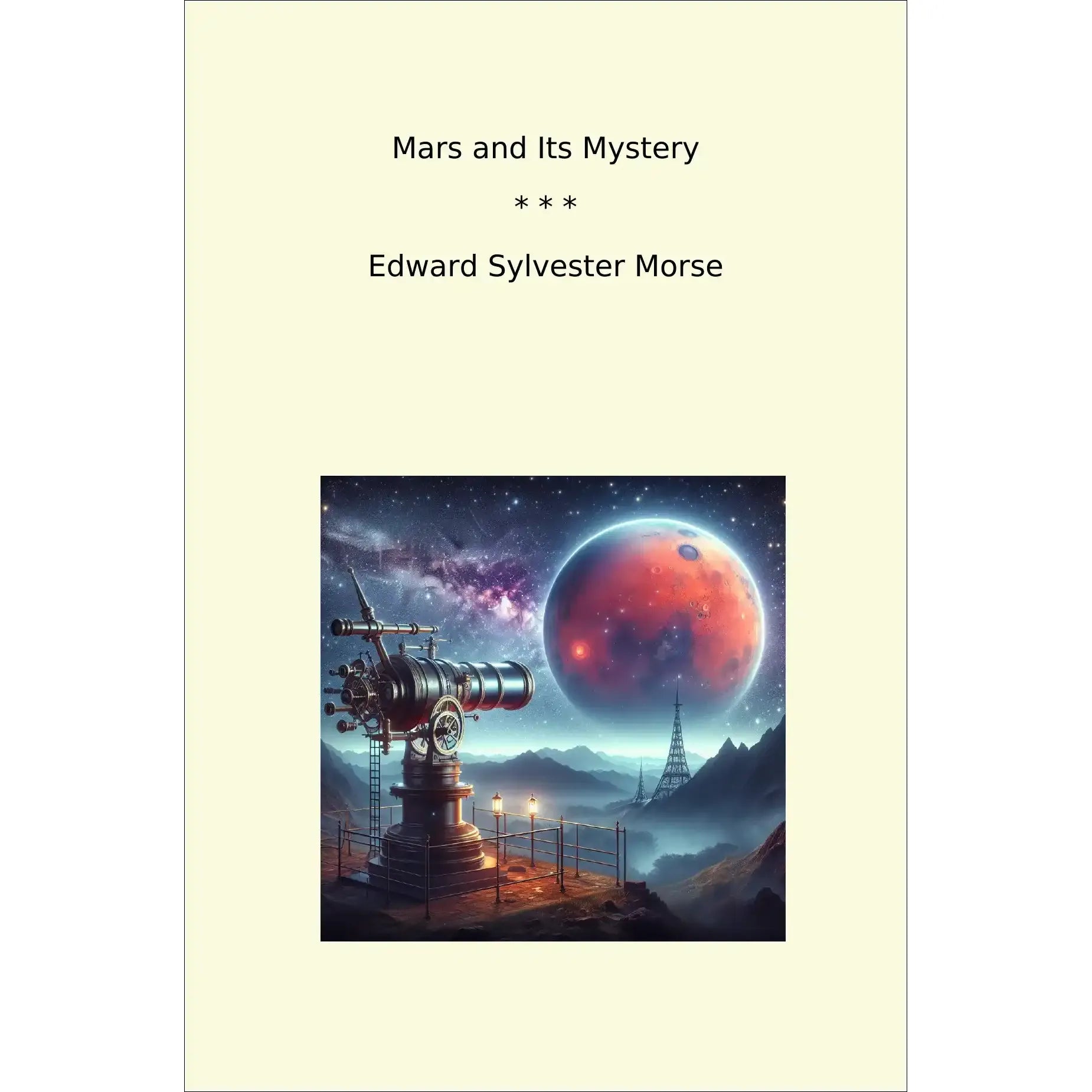 Book cover Mars and Its Mystery