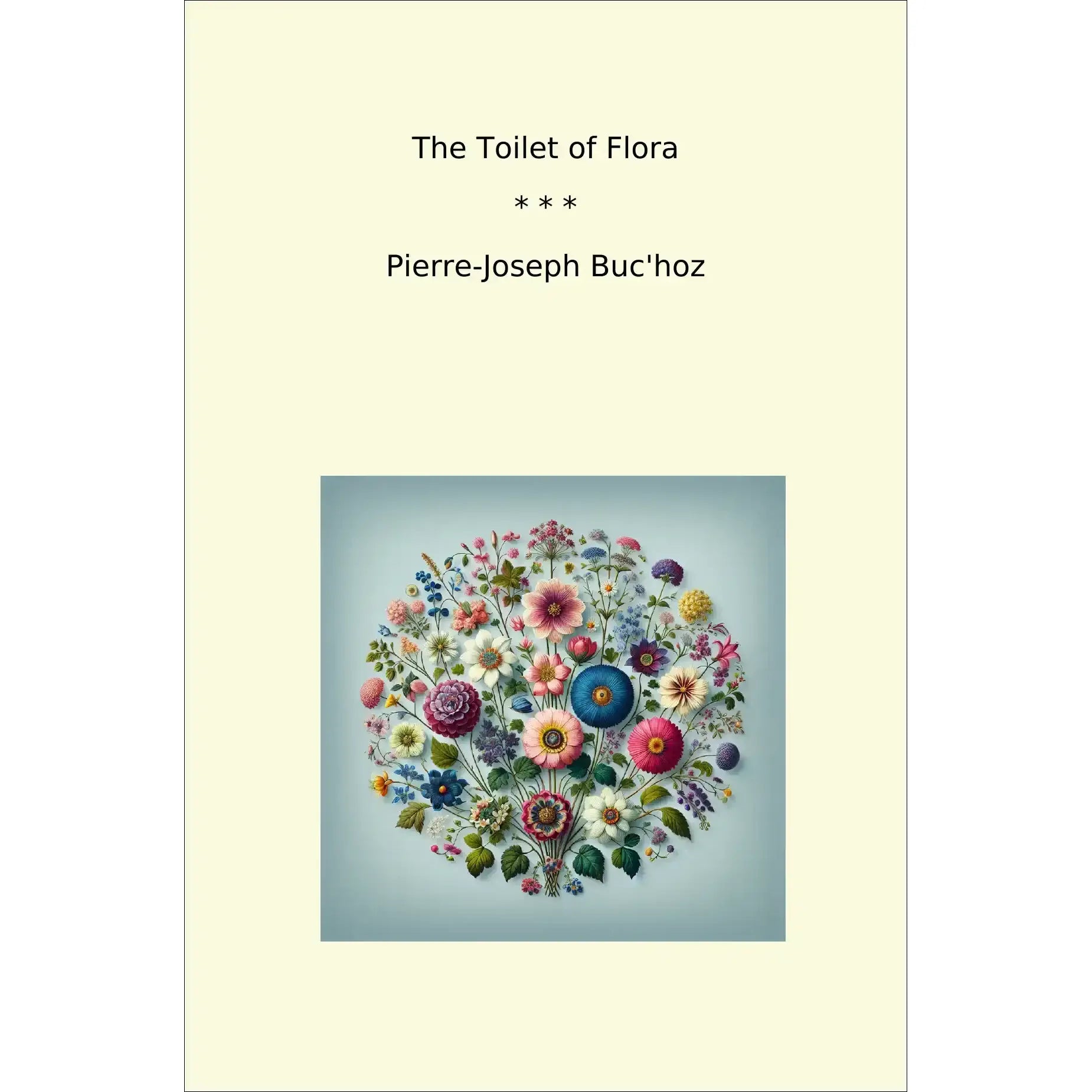 Book cover The Toilet of Flora