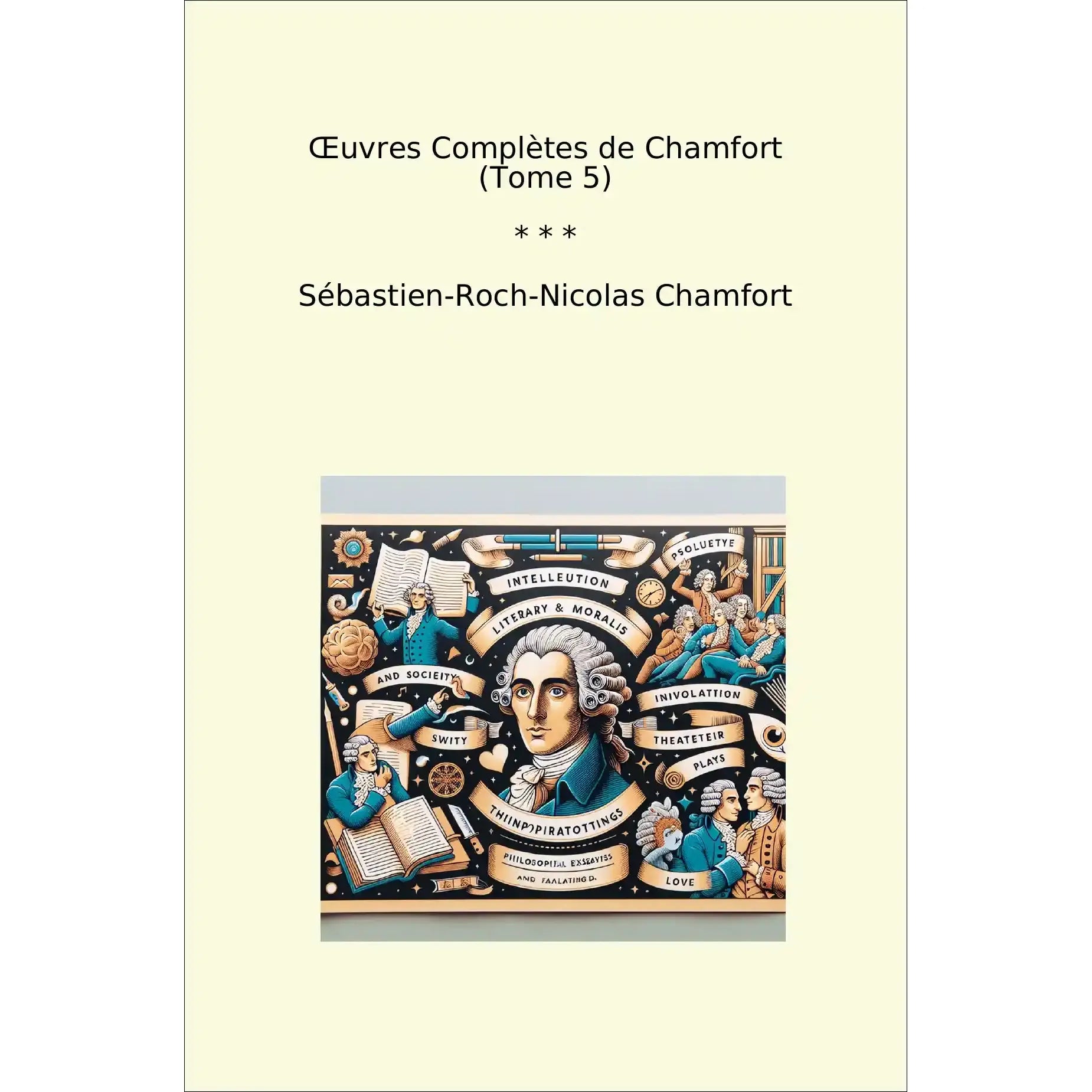 Book cover Œuvres Complètes de Chamfort (Tome 5)