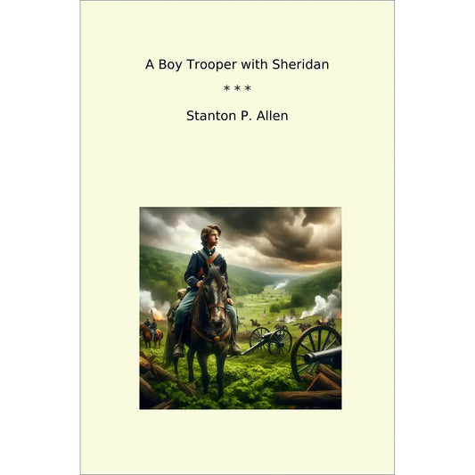 Book cover A Boy Trooper with Sheridan