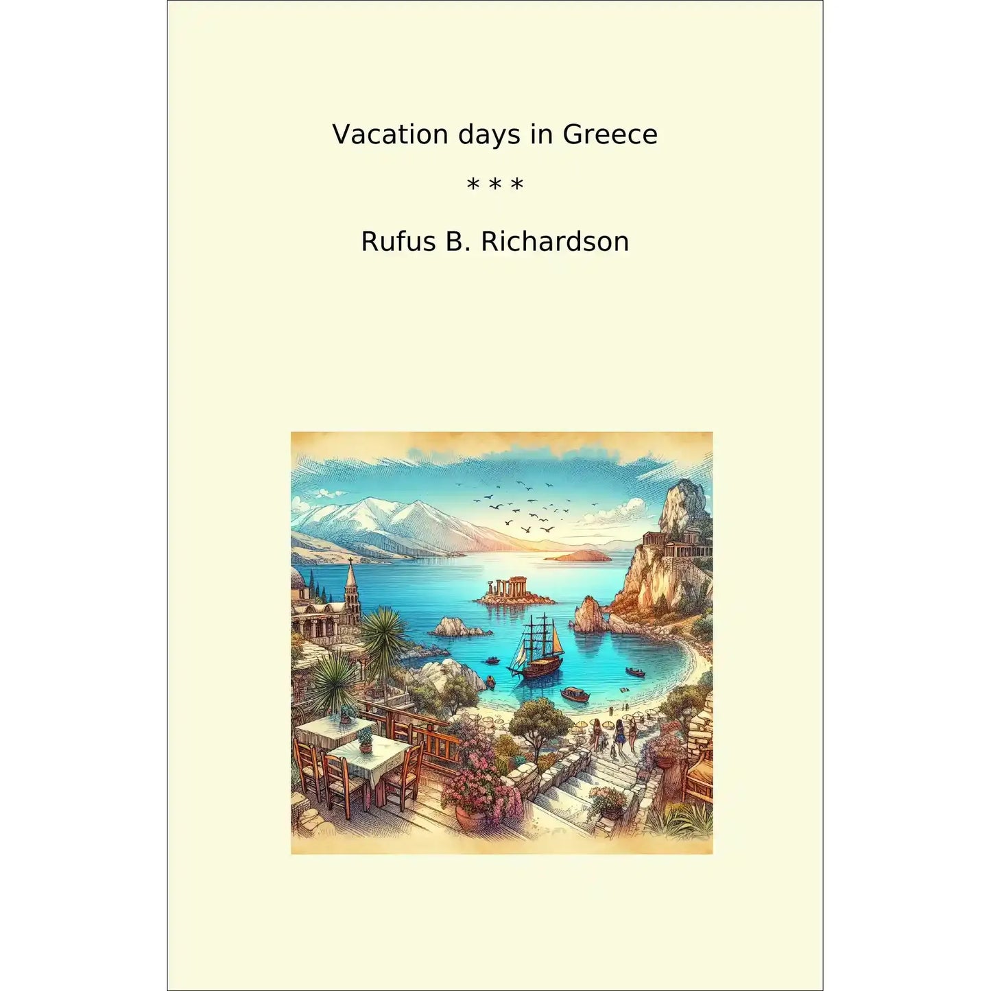 Book cover Vacation days in Greece