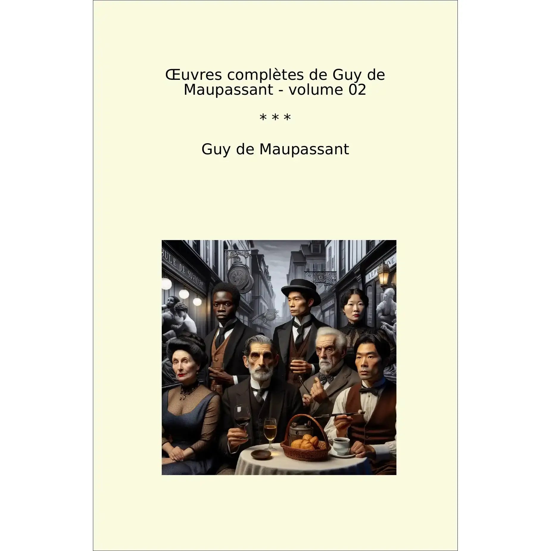 Book cover Œuvres complètes de Guy de Maupassant - volume 02