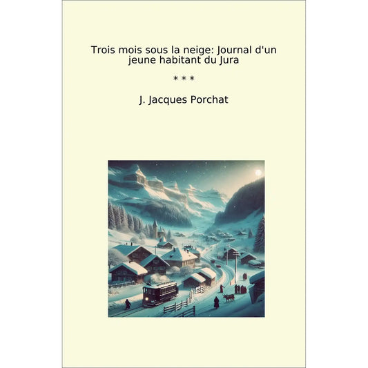 Book cover Trois mois sous la neige: Journal d'un jeune habitant du Jura