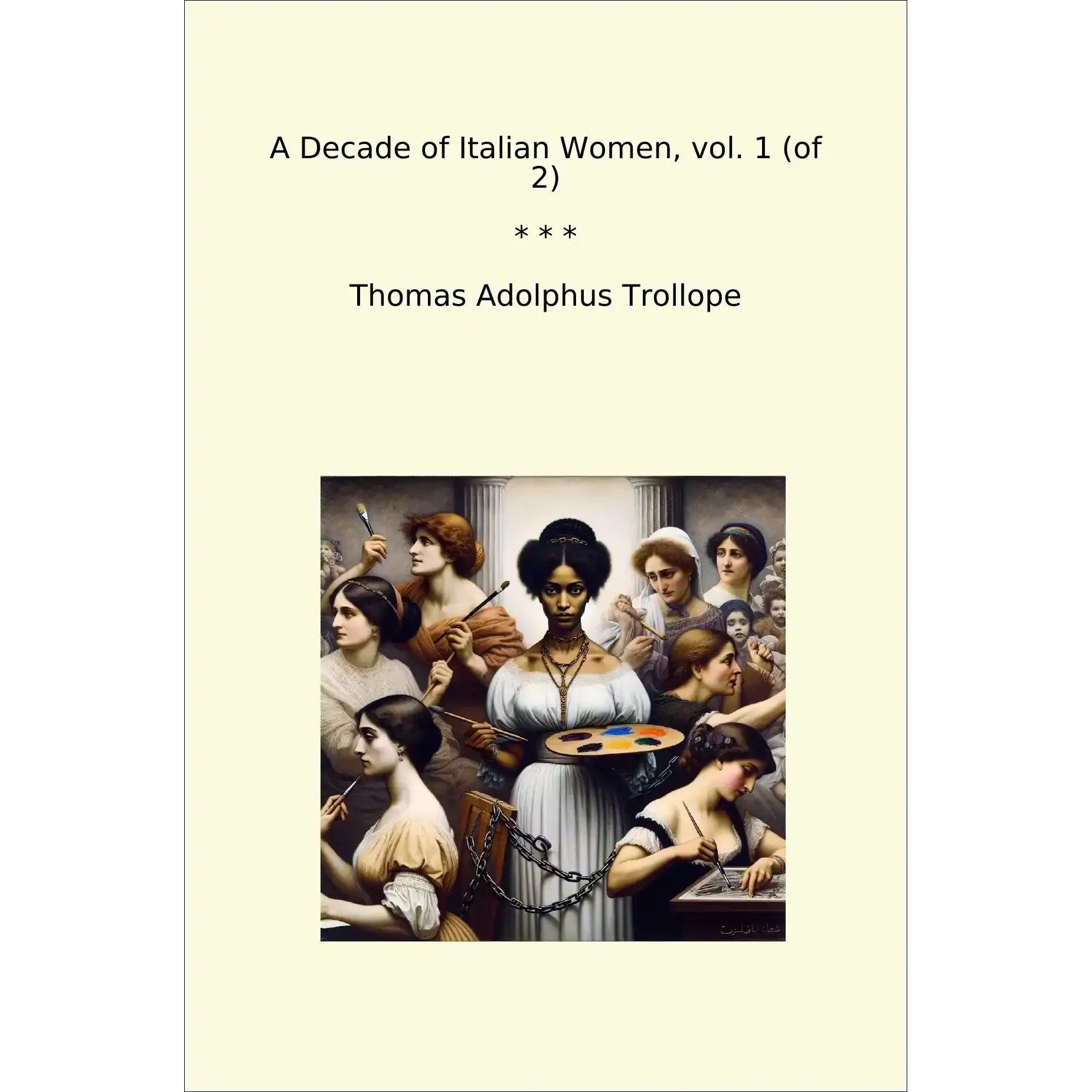 Book cover A Decade of Italian Women, vol. 1 (of 2)