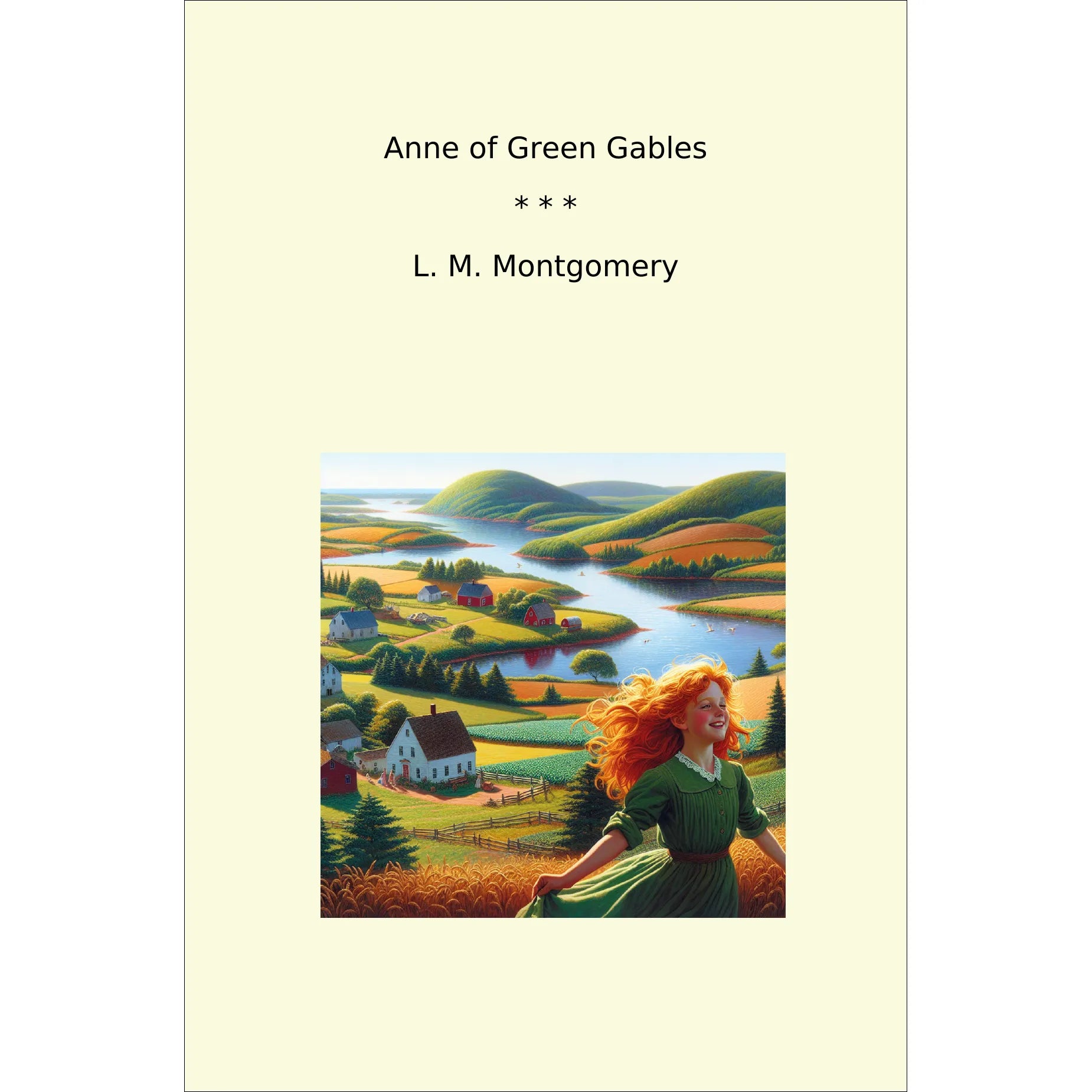 Book cover Anne of Green Gables