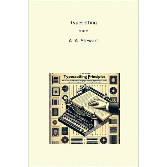 Book cover Typesetting