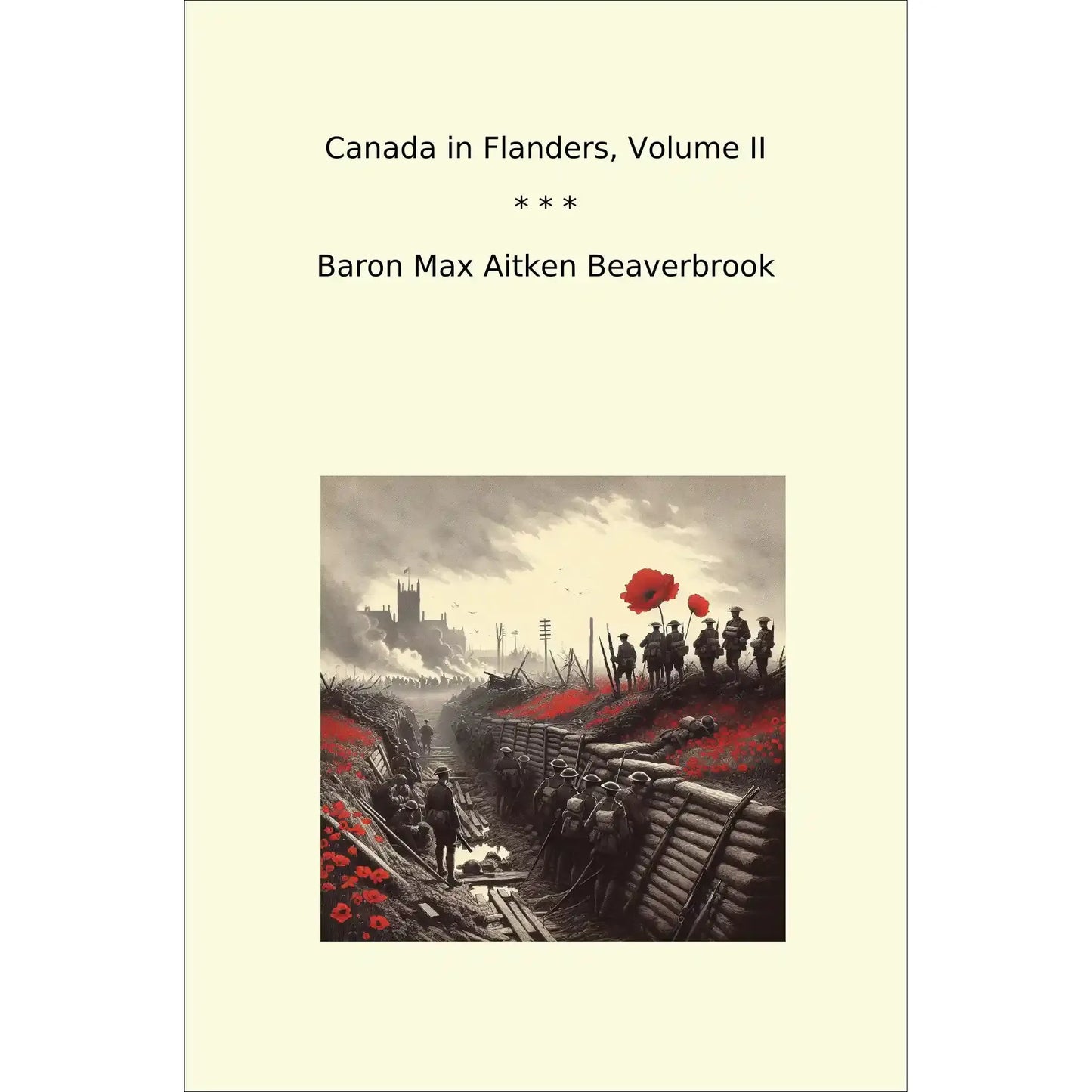 Book cover Canada in Flanders, Volume II