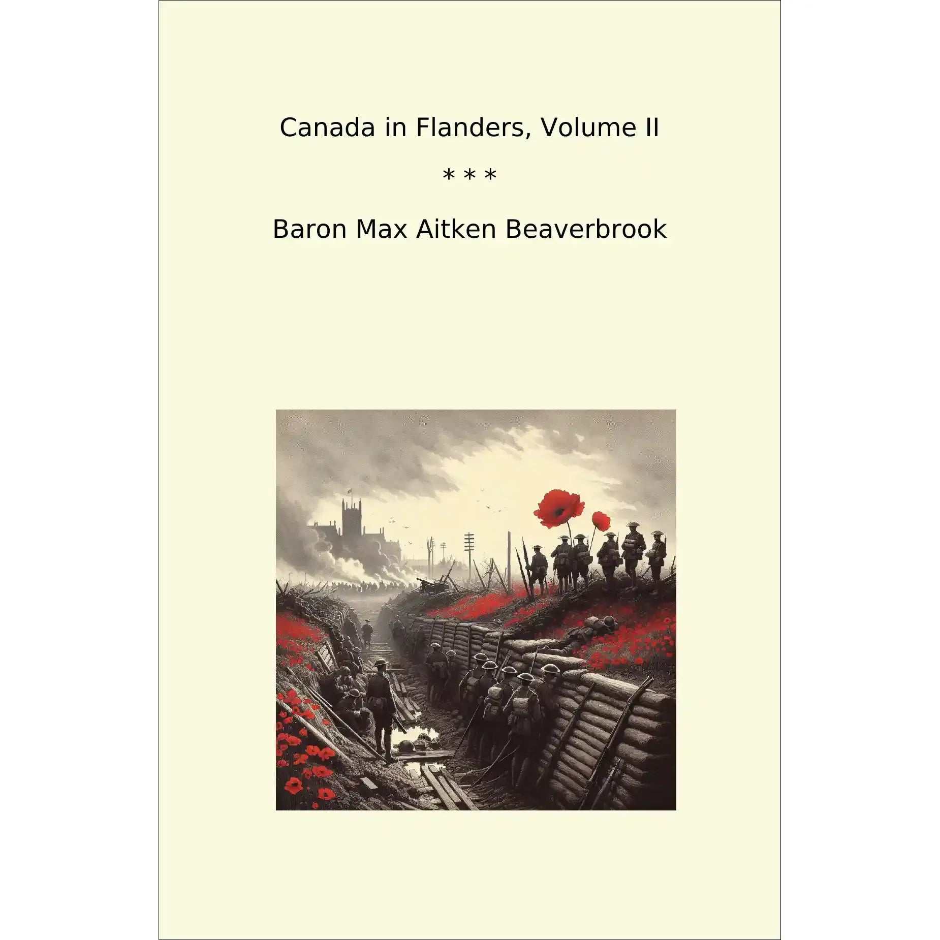 Book cover Canada in Flanders, Volume II