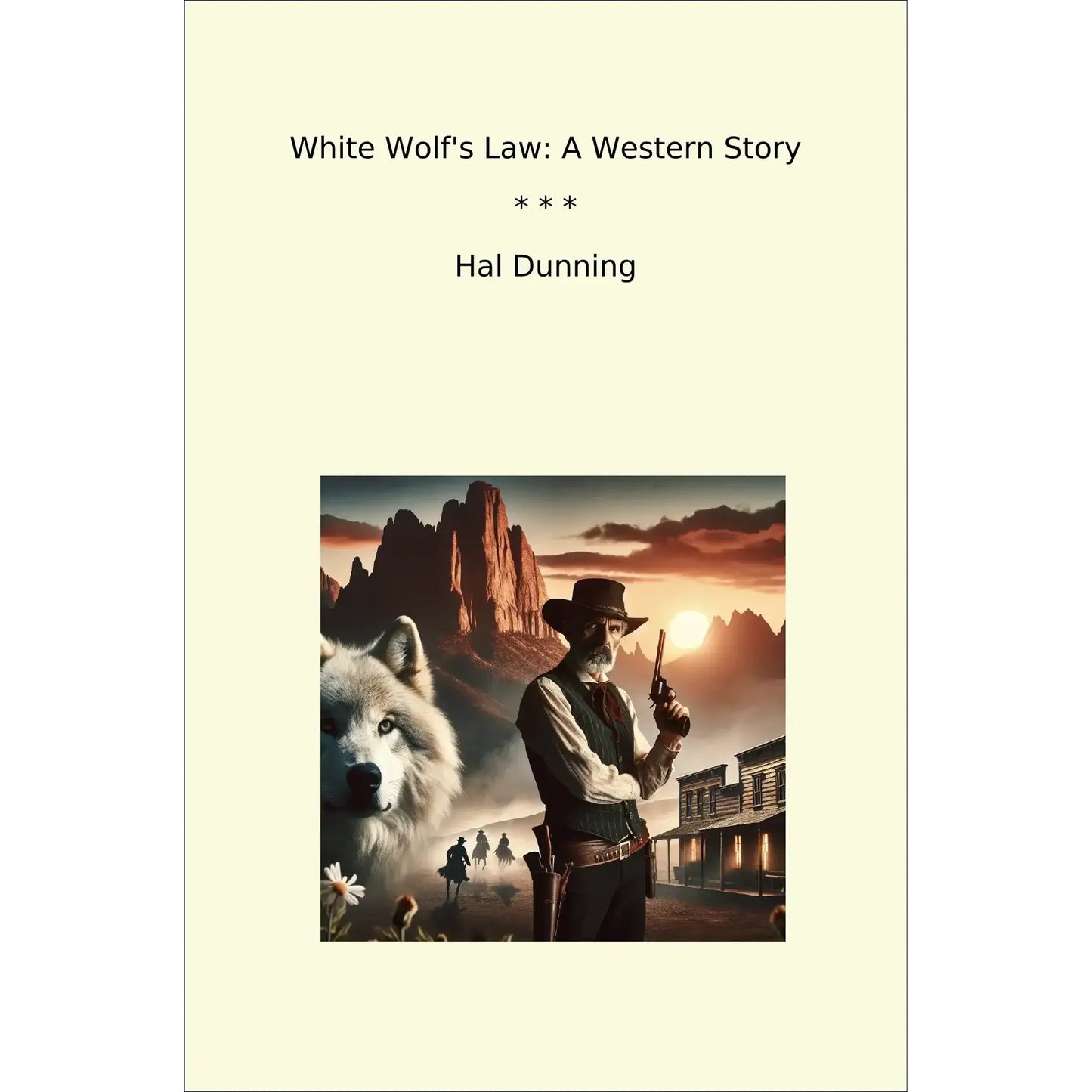 Book cover White Wolf's Law: A Western Story