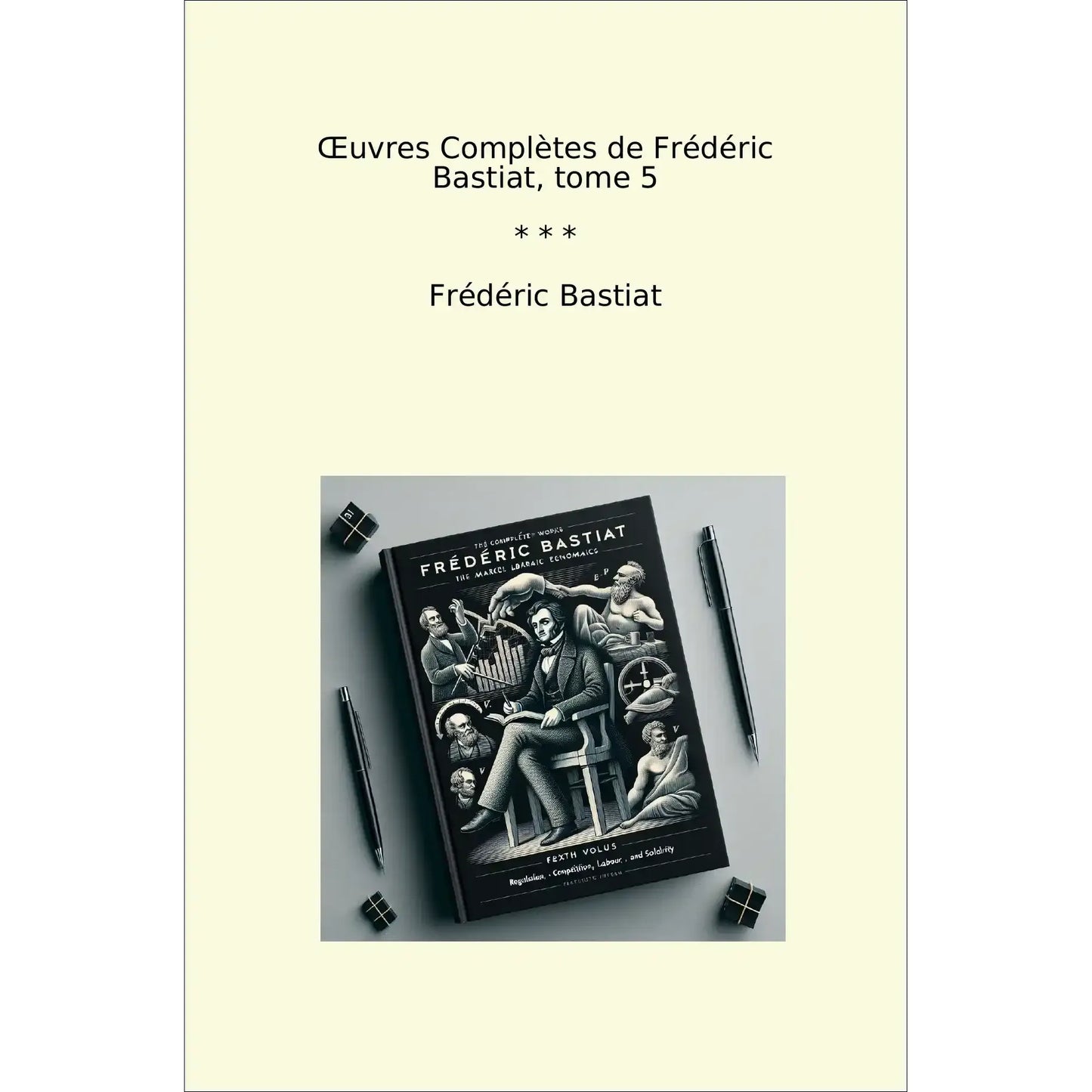 Book cover Œuvres Complètes de Frédéric Bastiat, tome 5