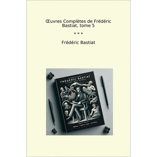 Book cover Œuvres Complètes de Frédéric Bastiat, tome 5