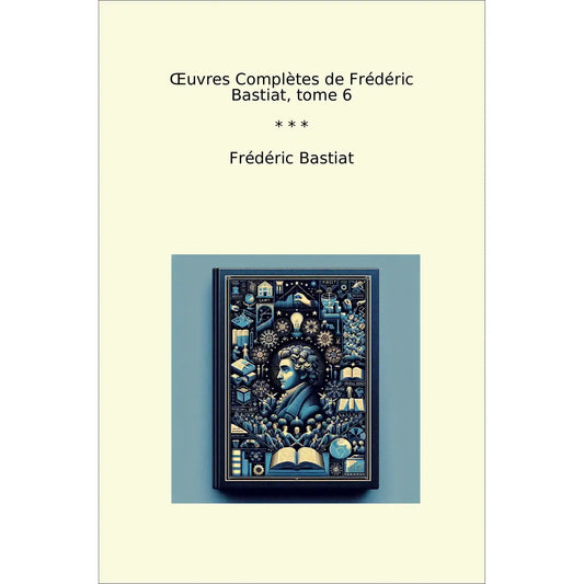 Book cover Œuvres Complètes de Frédéric Bastiat, tome 6