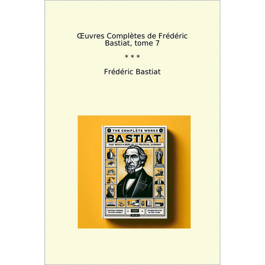 Book cover Œuvres Complètes de Frédéric Bastiat, tome 7