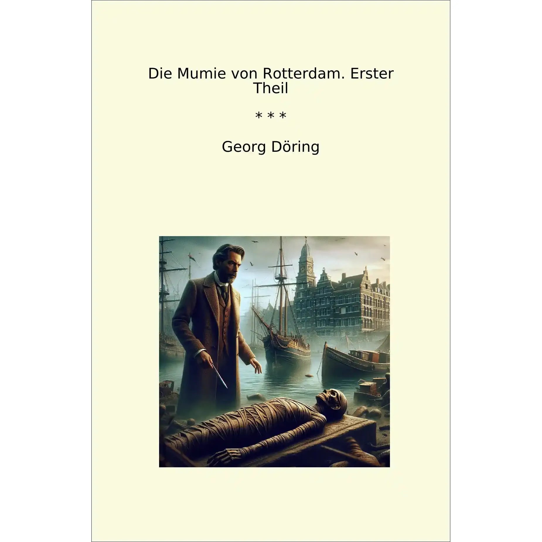 Book cover Die Mumie von Rotterdam. Erster Theil