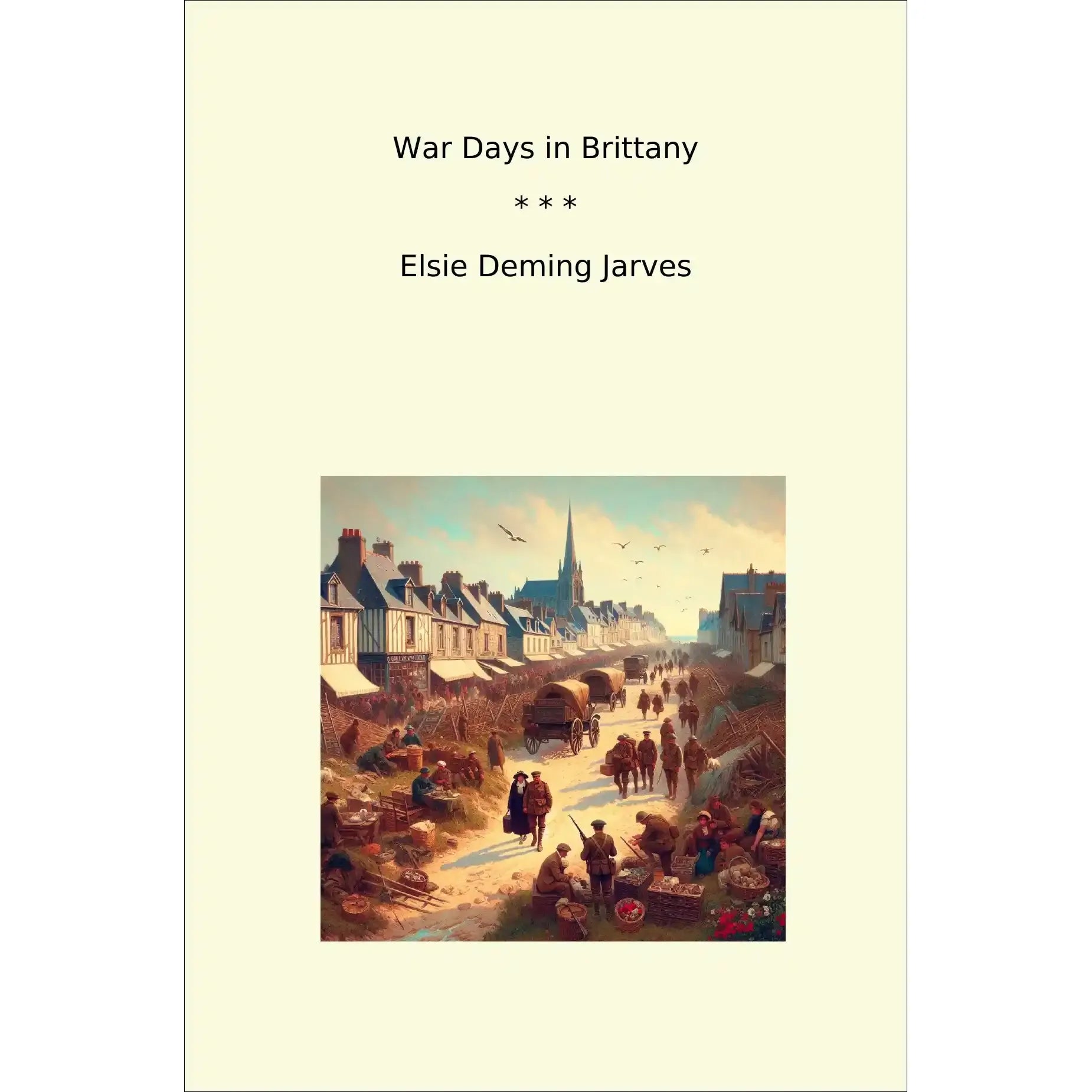 Book cover War Days in Brittany