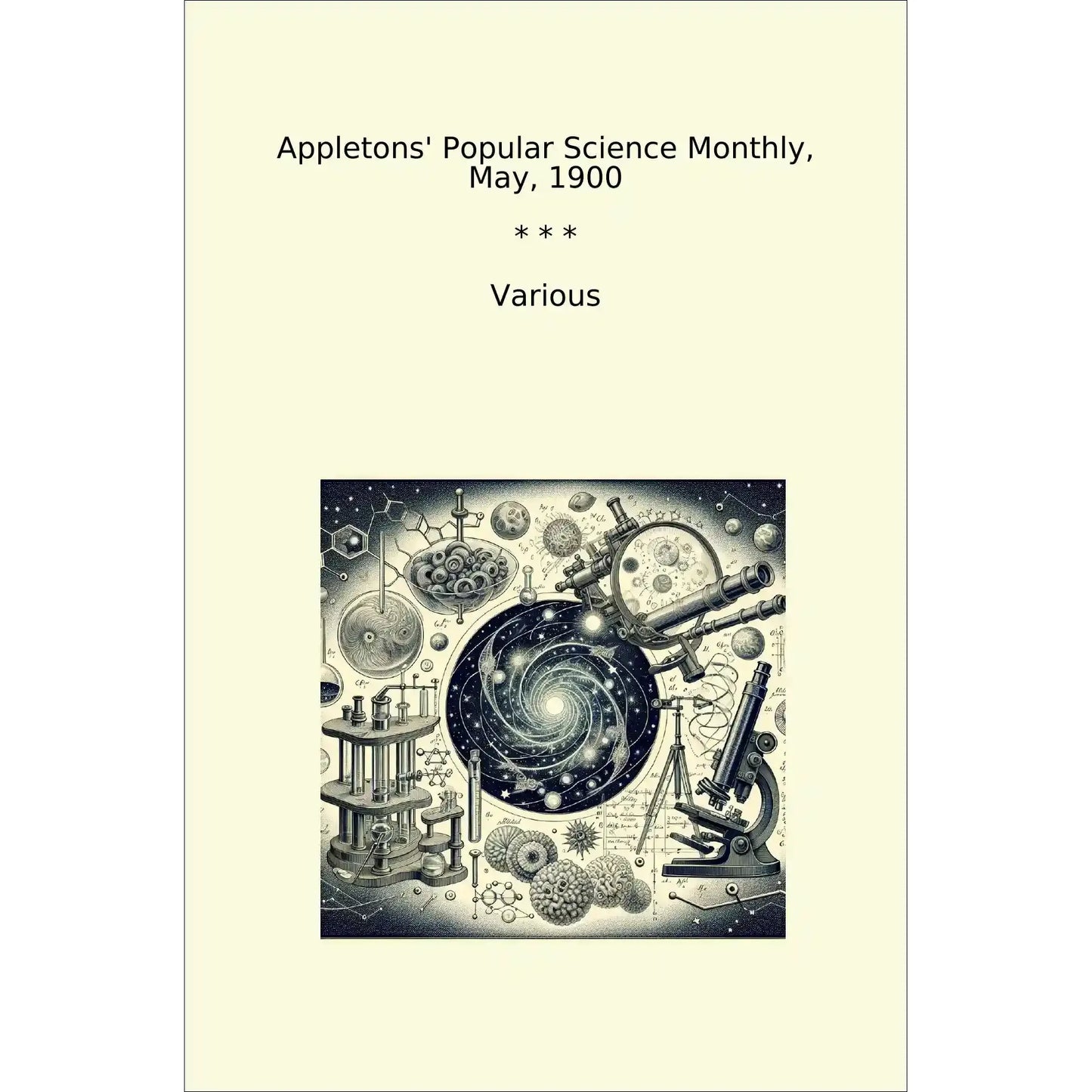 Book cover Appletons' Popular Science Monthly, May, 1900