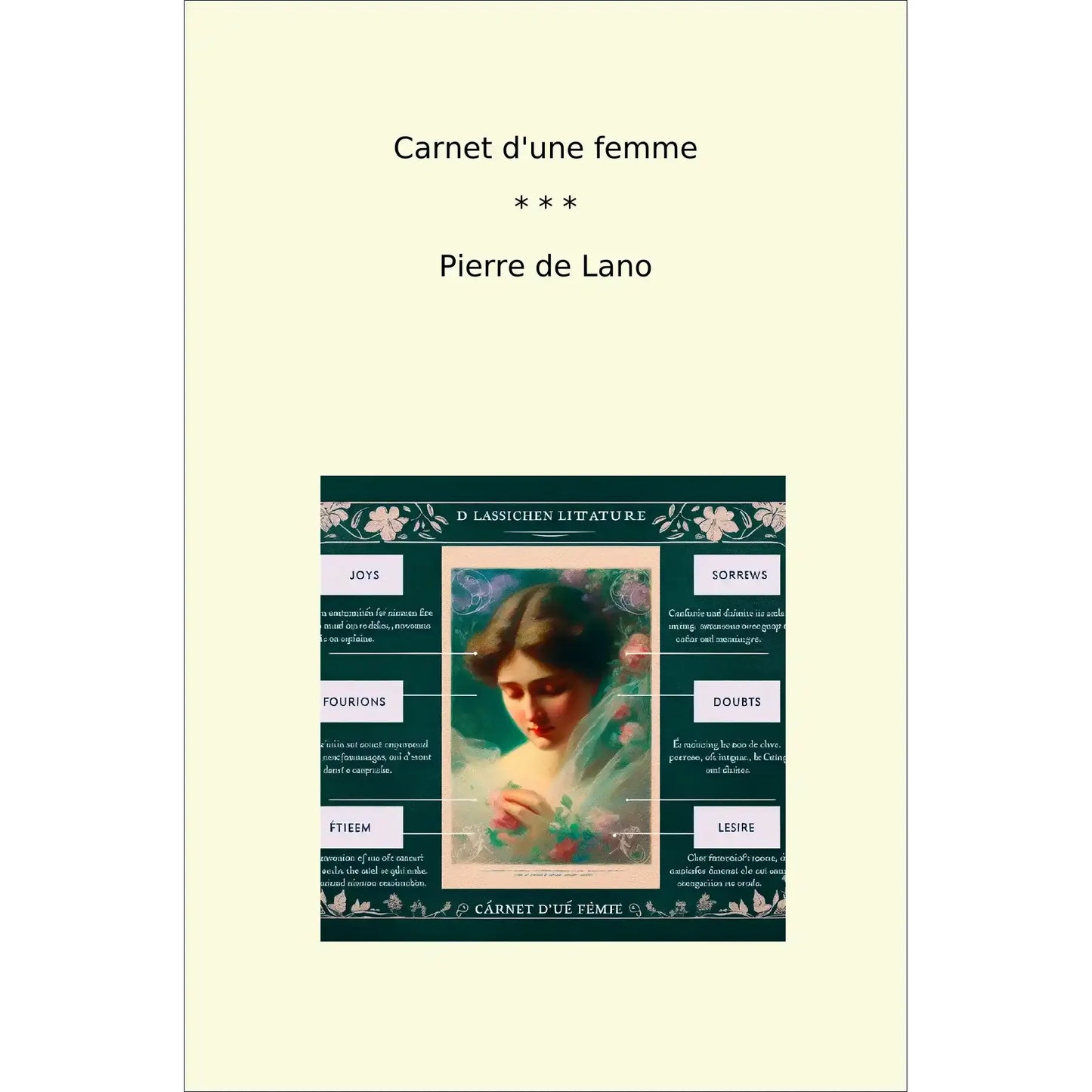 Book cover Carnet d'une femme