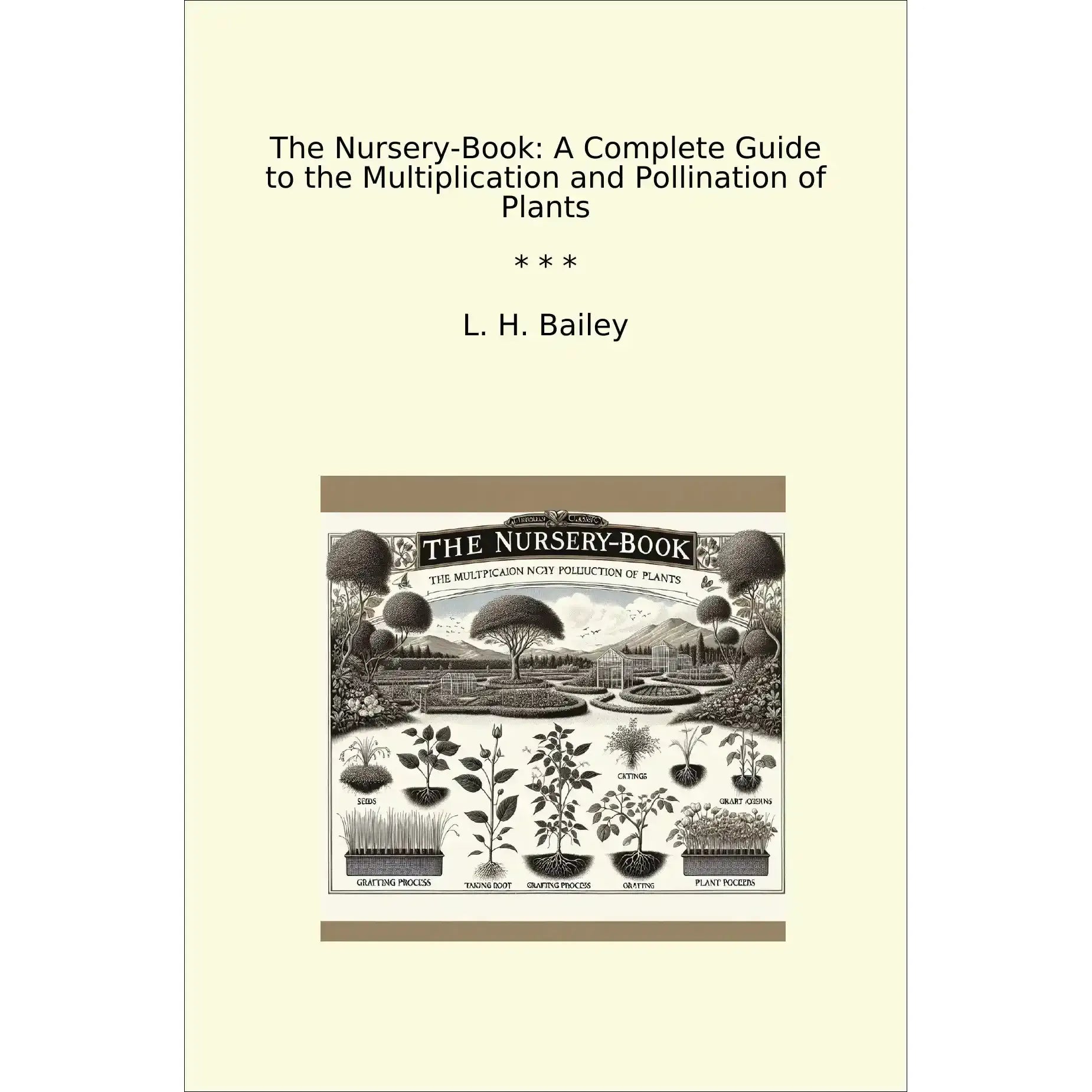 Book cover The Nursery-Book: A Complete Guide to the Multiplication and Pollination of Plants