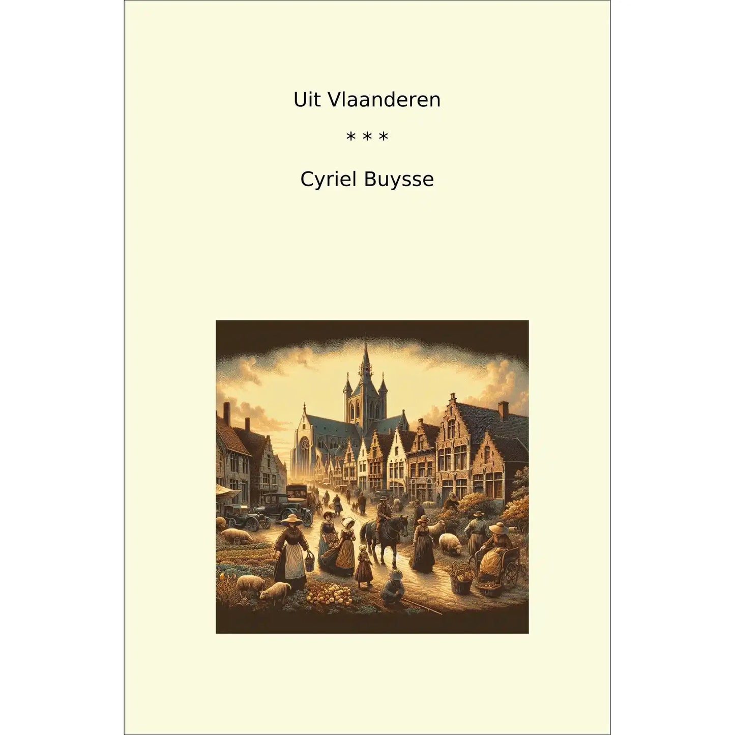 Book cover Uit Vlaanderen