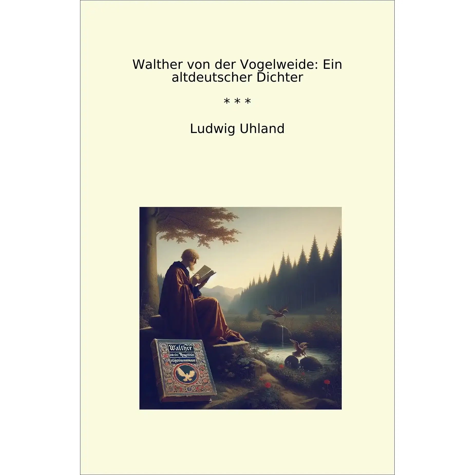 Book cover Walther von der Vogelweide: Ein altdeutscher Dichter