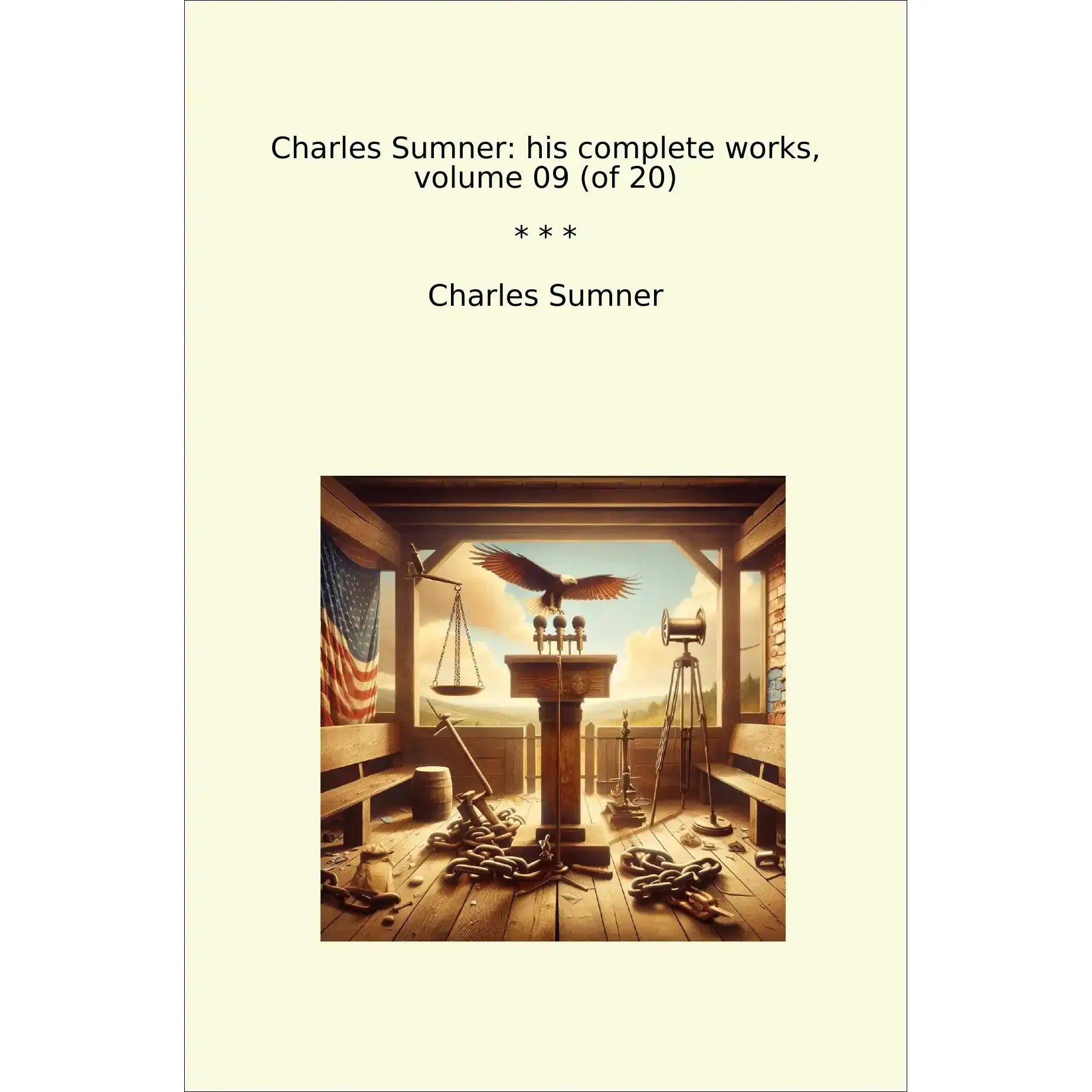 Book cover Charles Sumner: his complete works, volume 09 (of 20)