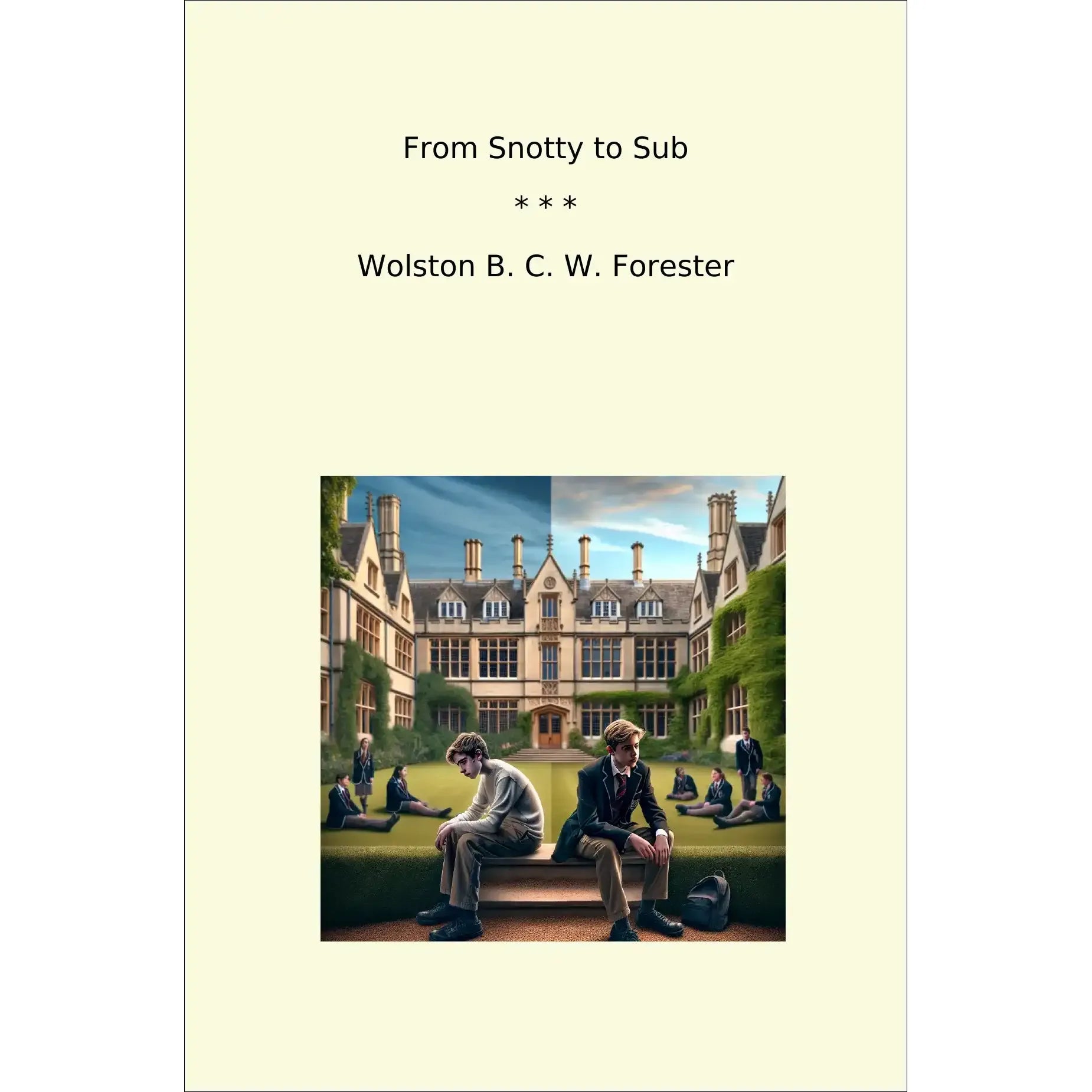 Book cover From Snotty to Sub
