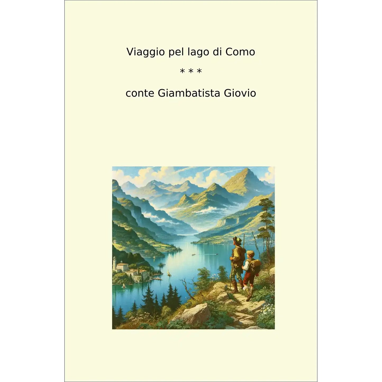 Book cover Viaggio pel lago di Como