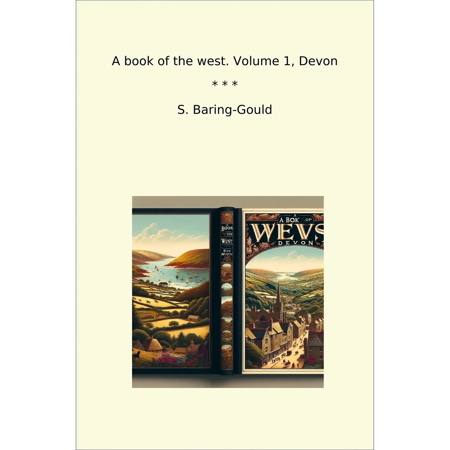 Book cover A book of the west. Volume 1, Devon