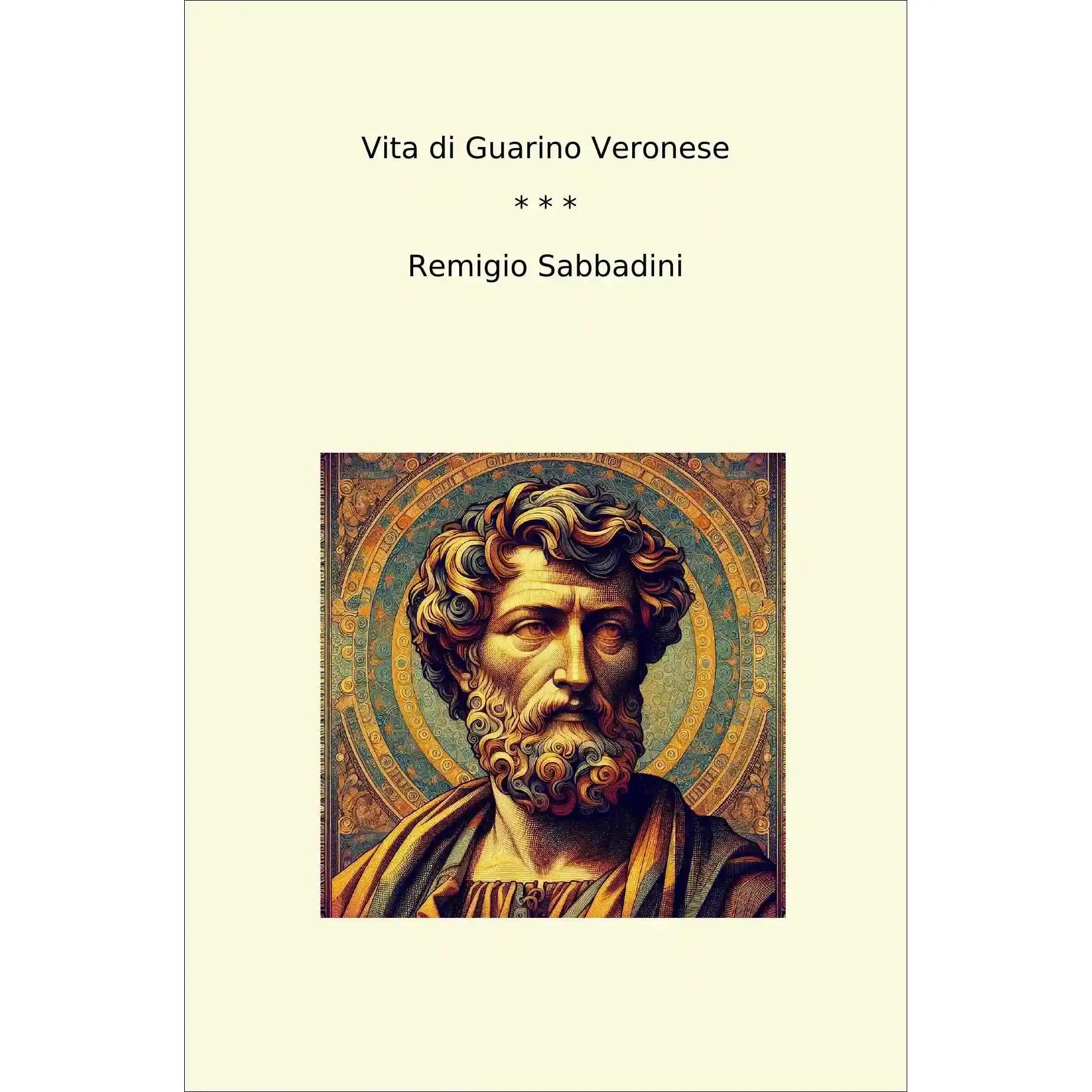 Book cover Vita di Guarino Veronese