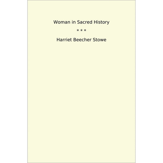 Book cover Woman in Sacred History