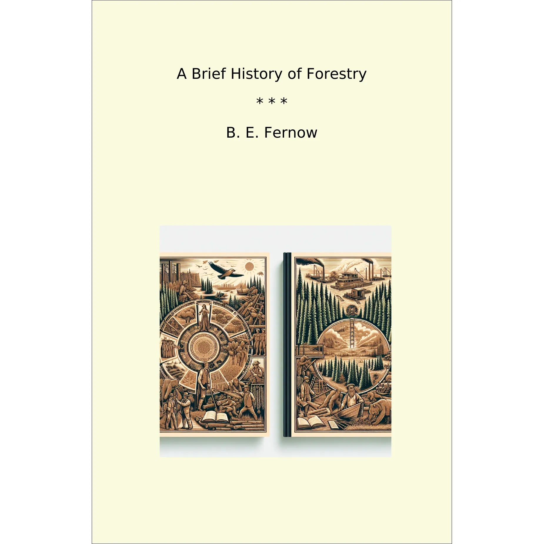 Book cover A Brief History of Forestry