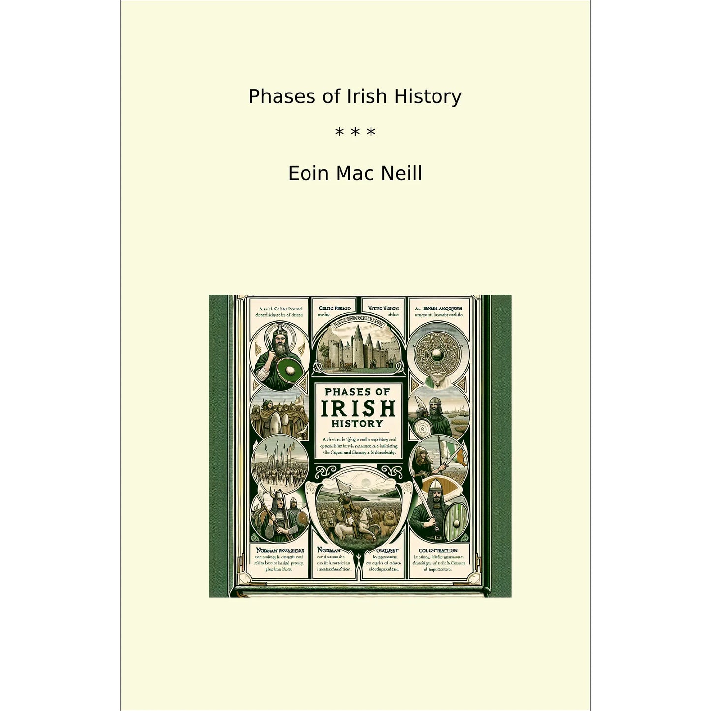 Book cover Phases of Irish History