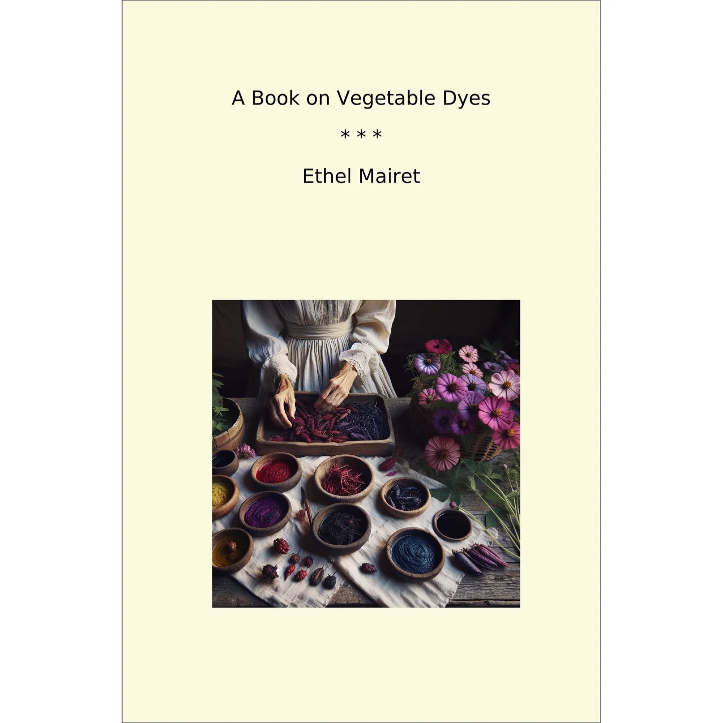 Book cover A Book on Vegetable Dyes