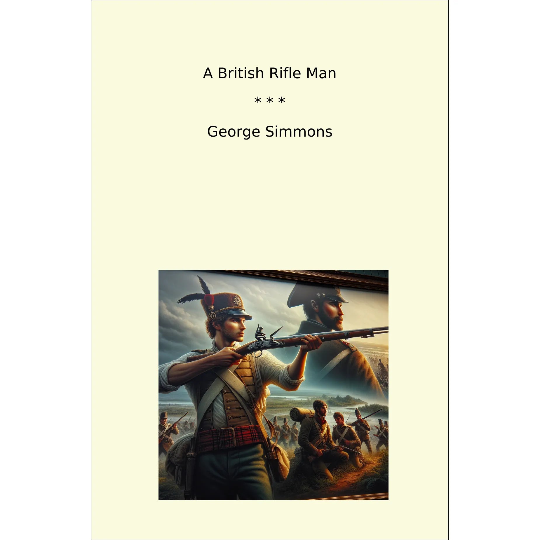 Book cover A British Rifle Man
