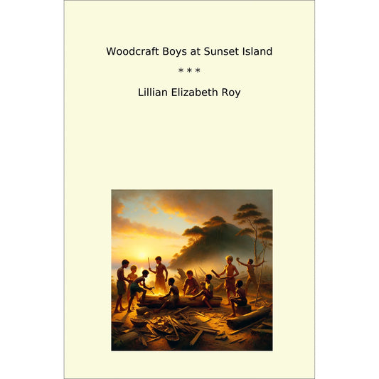 Book cover Woodcraft Boys at Sunset Island