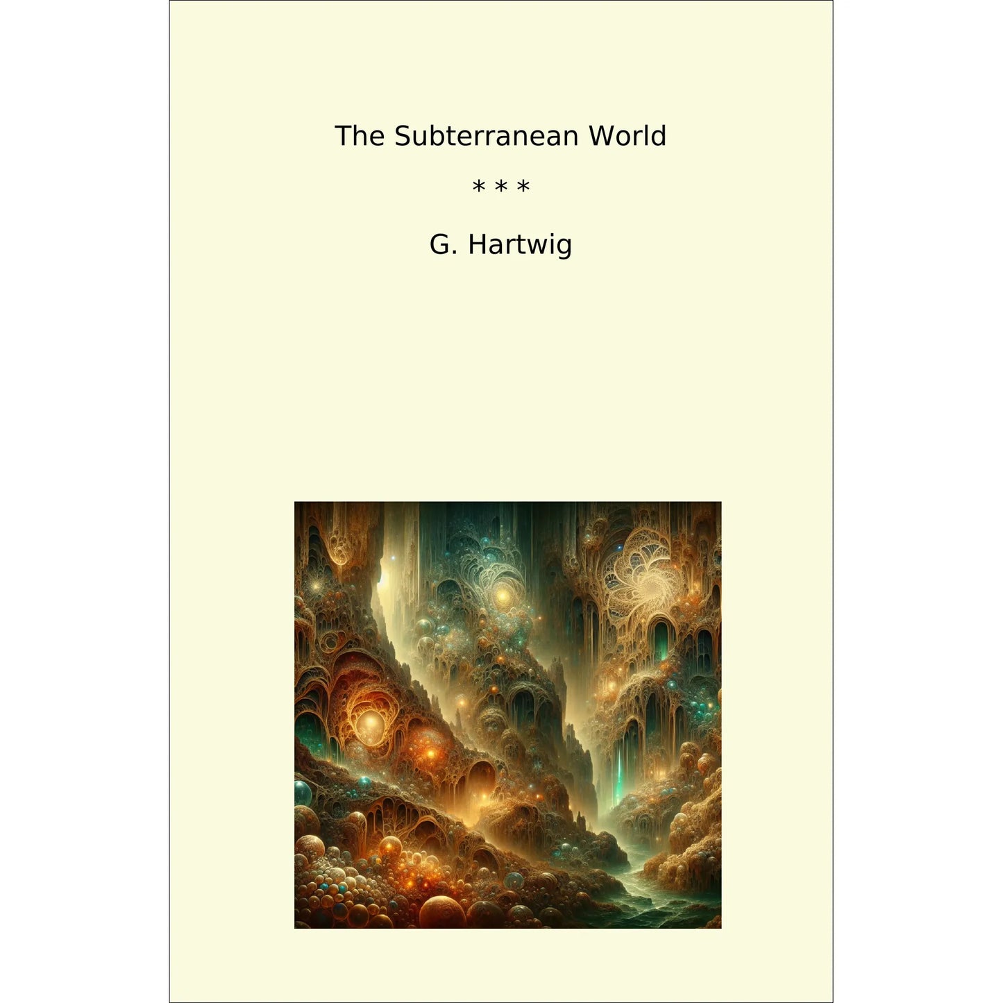 Book cover The Subterranean World