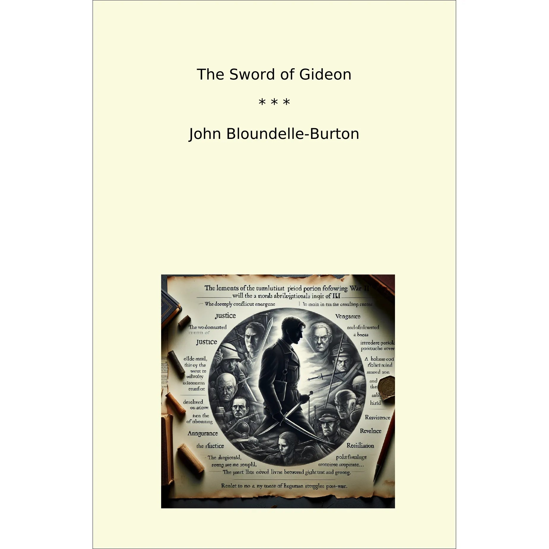 Book cover The Sword of Gideon