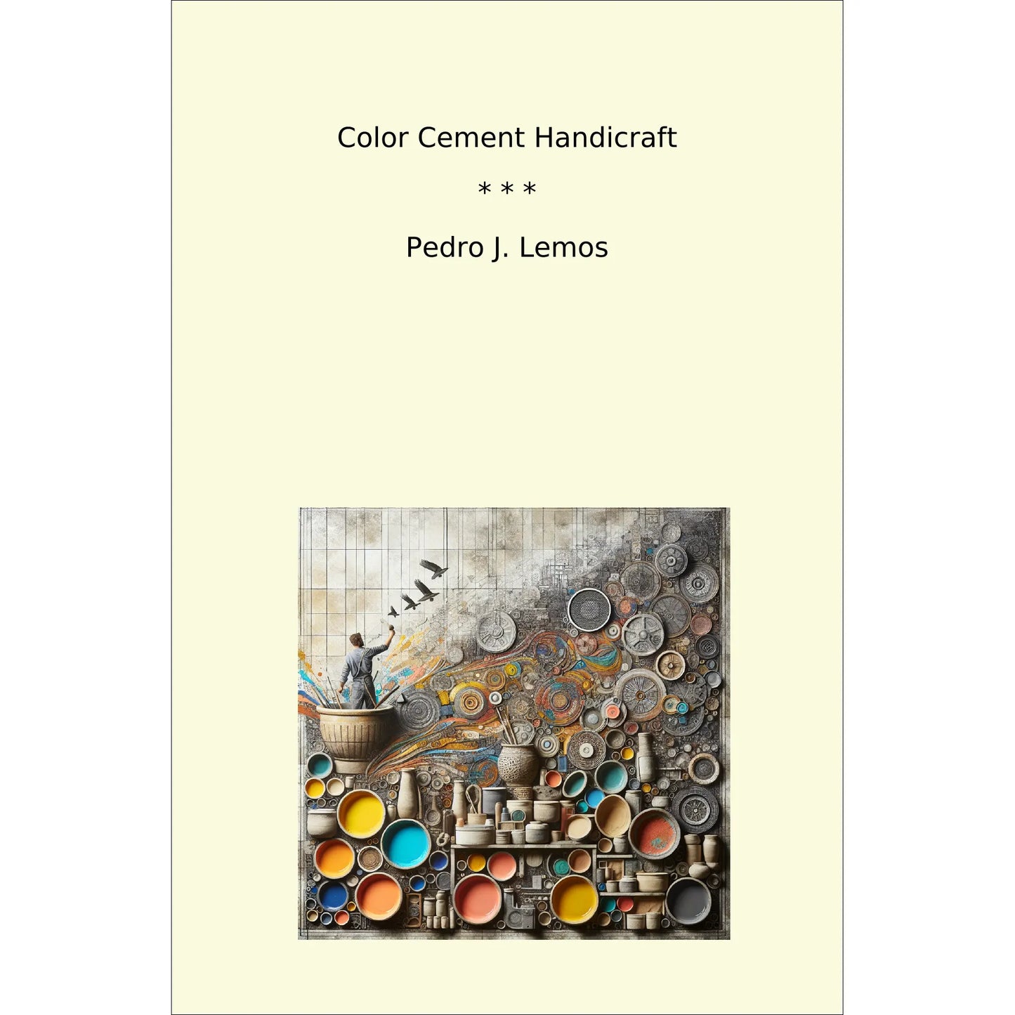 Book cover Color Cement Handicraft