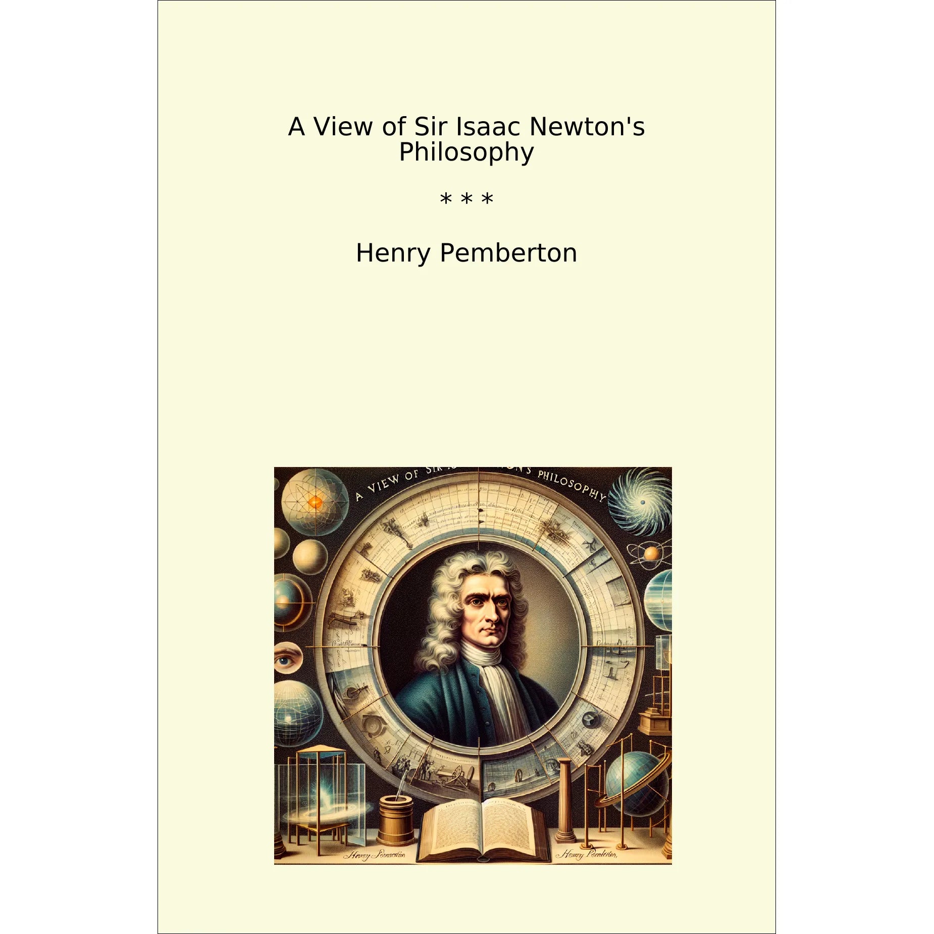 Book cover A View of Sir Isaac Newton's Philosophy