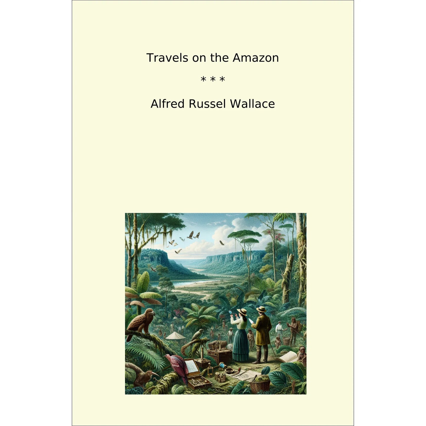 Book cover Travels on the Amazon