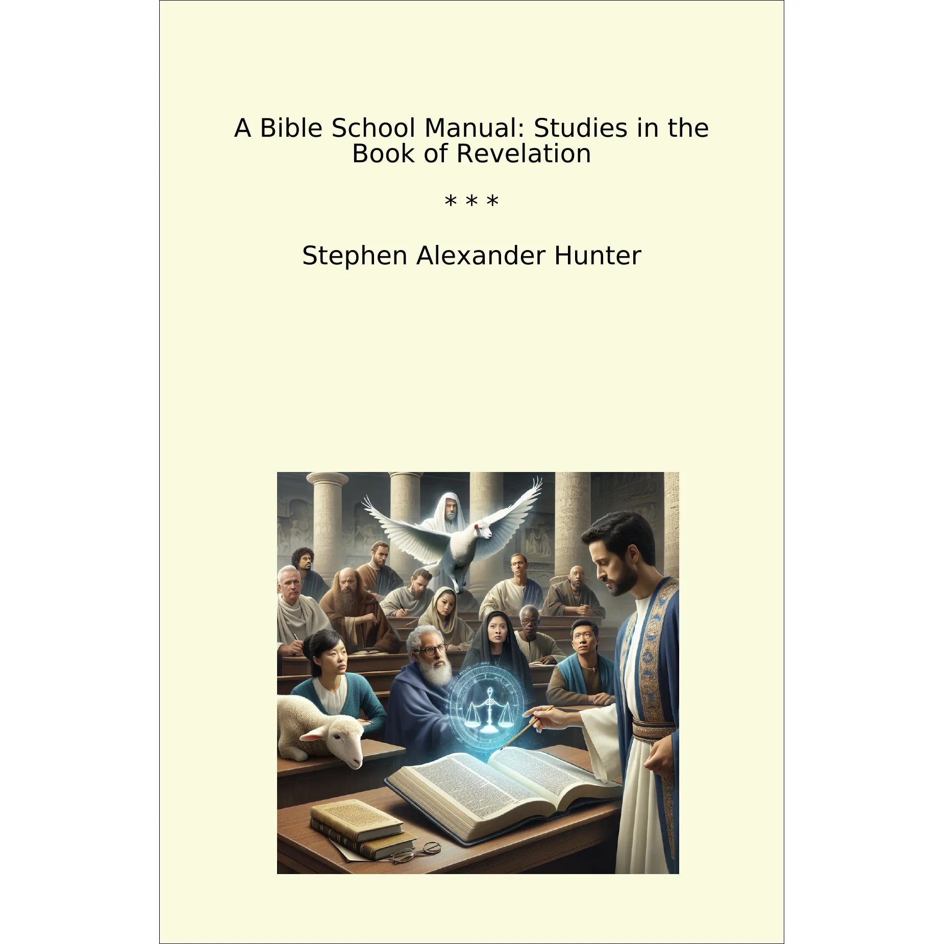 Book cover A Bible School Manual: Studies in the Book of Revelation
