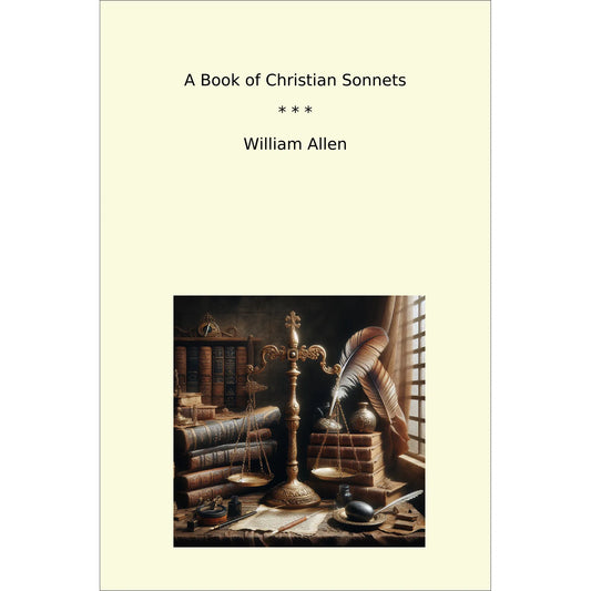 Book cover A Book of Christian Sonnets