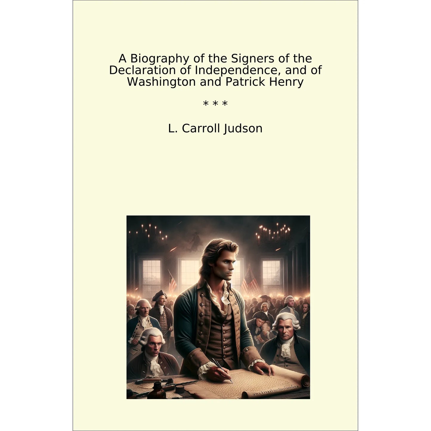 Book cover A Biography of the Signers of the Declaration of Independence, and of Washington and Patrick Henry